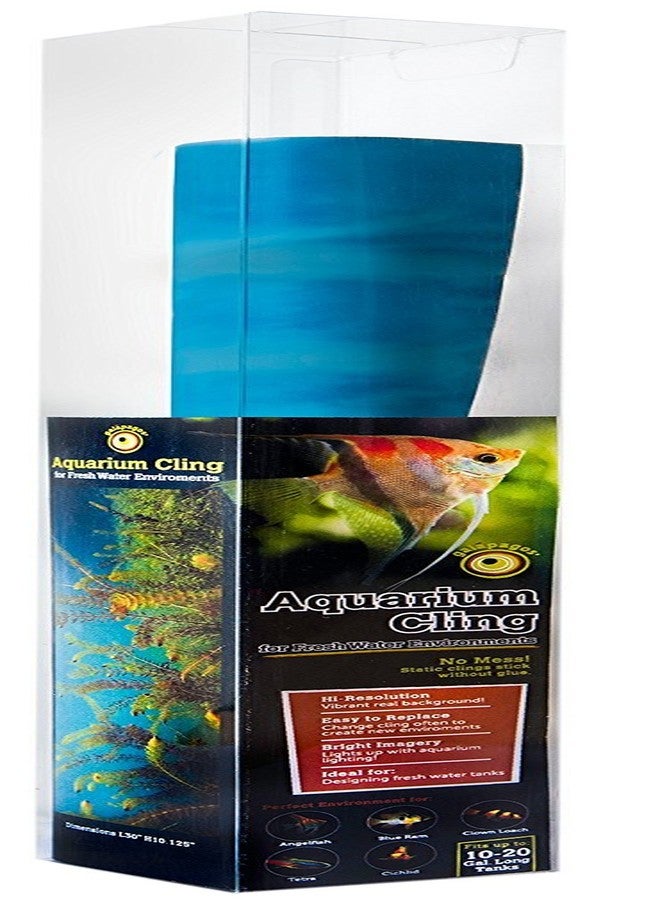 Galápagos (05411) Aquarium Aquatic Plants Background Clings, 10.125" x 30"